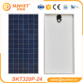 Melhor preço de alta potência poli 320 w painel solar de alta potência poli 320 w painel solar uso doméstico com CE TUV